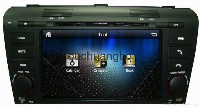 car DVD radio gps navi Multimedia Player for Mazda 3  2004-2009 5