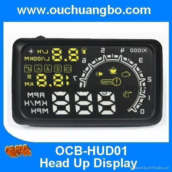  Auto Car HUD Head Up Display Speed Engine Details Showing Vehicle-Mounted 