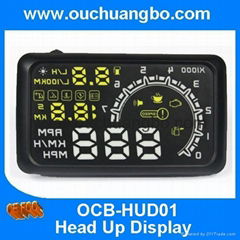  Auto Car HUD Head Up Display Speed Engine Details Showing Vehicle-Mounted 