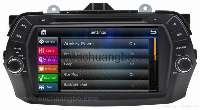 ouchuangbo stereo radio gps navi Suzuki Ciaz 2015   2