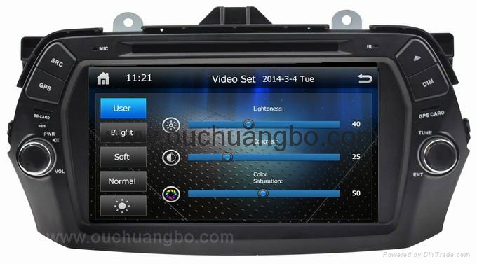 ouchuangbo stereo radio gps navi Suzuki Ciaz 2015   3