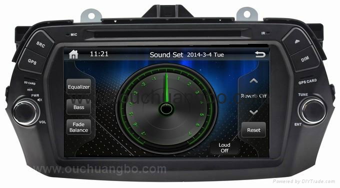 ouchuangbo stereo radio gps navi Suzuki Ciaz 2015   4