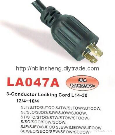 NEMA L14-30P America Locking Extension Cord 2
