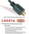 NEMA L14-30P America Locking Extension Cord