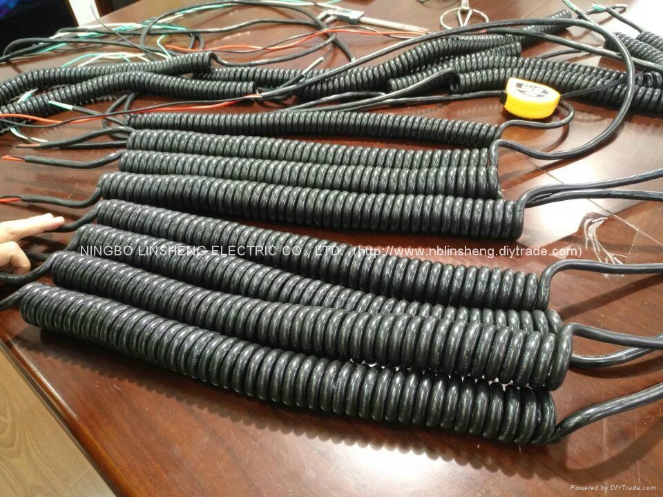 Retractile Cord & Coil Cable TPE JACKET SJEOW 12/2C LINSHENG (China