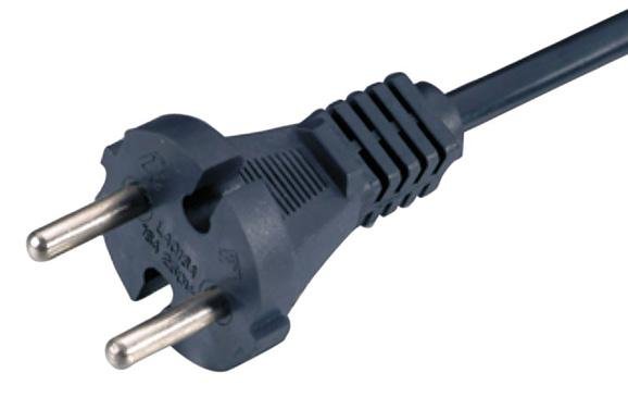 LA016A Eruopean 2Wire plug power cord