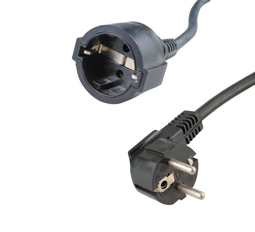 LA016A Eruopean 2Wire plug power cord 5