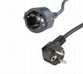LA016A Eruopean 2Wire plug power cord 5