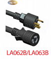 NEMA L5-20P America Twist locking Power cord