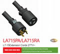 NEMA L7-15P America Twist locking Power cord