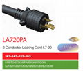 NEMA L7-20P America Twist locking Power cord