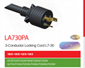 NEMA L7-30P America Twist locking Power cord