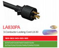NEMA L8-30P America Twist locking Power cord