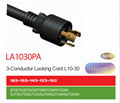 NEMA L10-30P America Twist locking Power cord