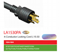 NEMA L15-30P America Twist locking Power cord 2