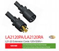 NEMA L21-20P America Twist locking Power cord 1