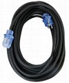 25ft 12/3 SJOOW All-Rubber 1-Outlet