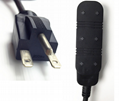 NEMA 6-15P & 6-15R 3-outlet Extension cord