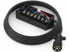 7 Way Plug Inline Trailer Cord &  Control Box