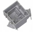 2-GANG PVC BOX With nails-35 CU. IN.