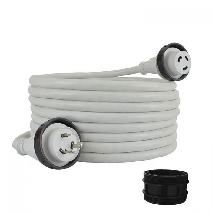 Marine Shore Adapter Cord set STW 10/3 1FT Y-Adaport  30A to 30A  4