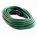 100ft 12/3 SEOOW TPE-Rubber 3-Outlet Outdoor Extension Cord