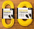 100ft 12/3 SOOW Rubber 3-Outlet Outdoor Extension Cord 4