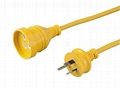 Australia Heavy Duty 15A Extension Cords  With Light 2