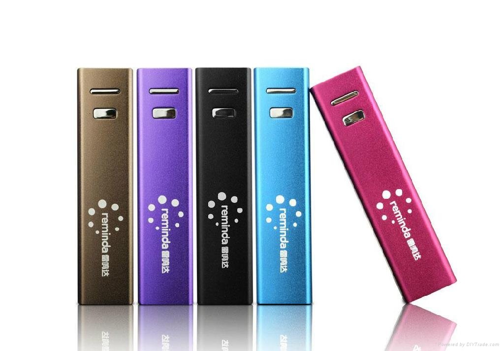 Reminda 2600mAh portable power bank for iPhone mobile phone cell phone