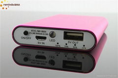 USB Battery Power Bank 6000mAh for iPhone iPad Samsung mobile phone