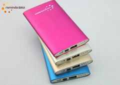 Slim backup power bank 5100mAh for mobile phone 5V tablet pc