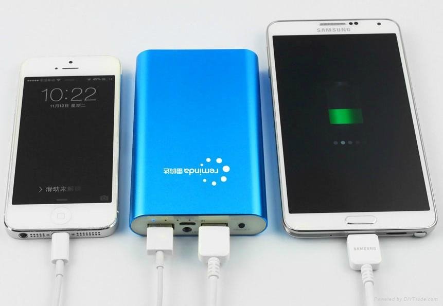 Dual USB power bank 10200mah for iPhone iPad mobile phone tablet pc  3