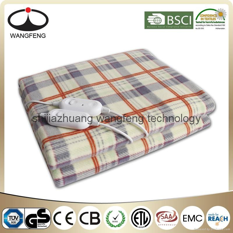 Electric Heat Blanket with CE , GS ,ETL ,CB , 5