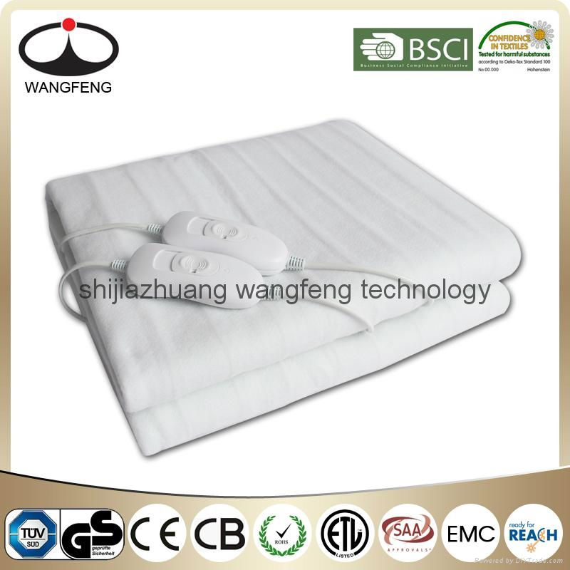 Double electric blanket with CE , GS , ETL 