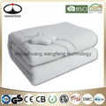 Synthetic Wool Warming Blanket with fitted , detachable controller 1