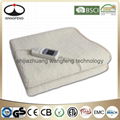 Ultra Heat Washable Synthetic Wool Electric Blanket with Timer 1