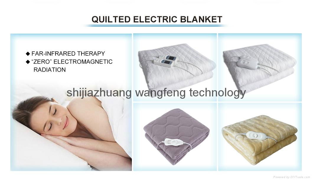 Quilted Double Washable Electric Heating Blanket 4