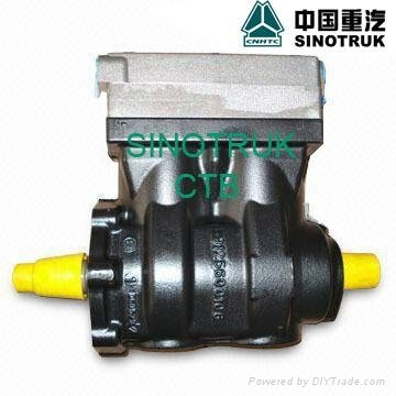 Sinotruck spares  for howo truck part engine WG1560130080 air compressor