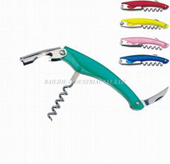 High Quality Wine Bottle Opener Stainless Steel Multi Color Corkscrew BLD-KC06