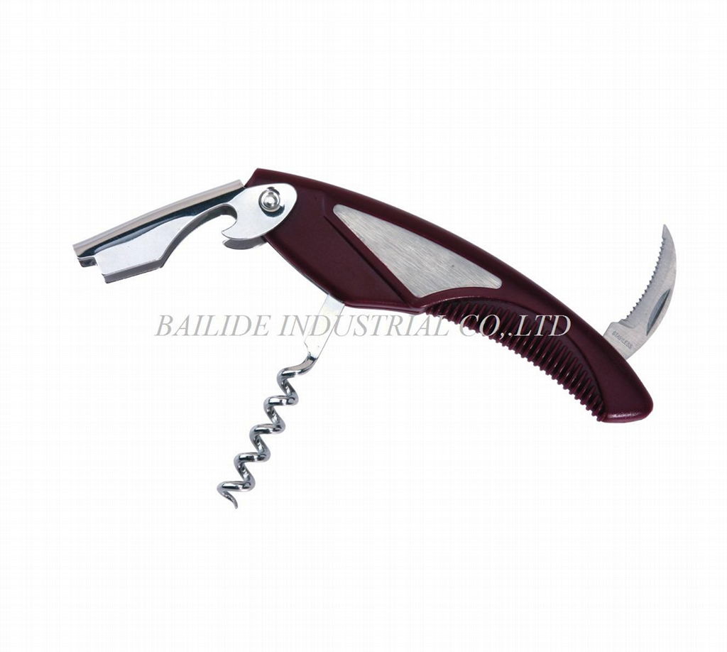 Hot Sale Stainless Steel Multi Color Wine Bottle Opener BLD-KC01R 3