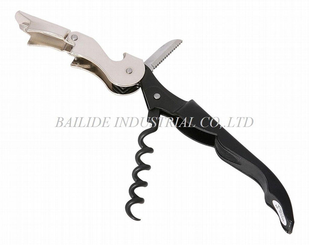 Wholesale Wine Bottle Opener Stainless Steel Corkscrew BLD-KC02 3