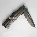 High quality outdoor tactical hunting knife with clip