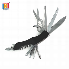 Multifunctional Folding 11 in 1 Swiss Survival Pocket Knife