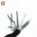 Multifunctional Folding 11 in 1 Swiss Survival Pocket Knife