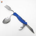 Multifunction Stainless Steel Cutlery Set for Outdoor Camping 4