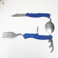 Multifunction Stainless Steel Cutlery Set for Outdoor Camping 2