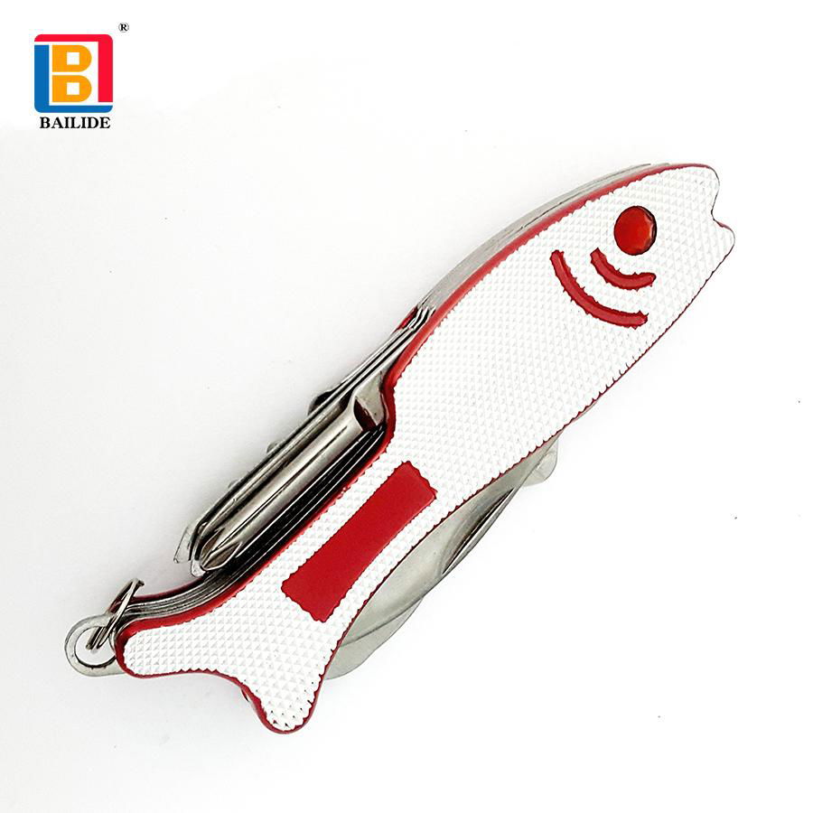 Fish shaped Stainless Steel Multi Functional Knife 4