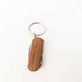 Wooden handle Mini Multi Gift Knives for easy carrying 