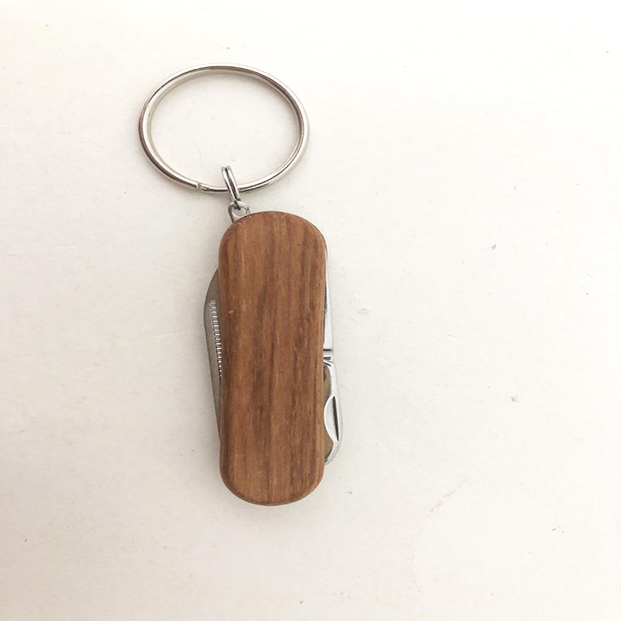 Wooden handle Mini Multi Gift Knives for easy carrying  2