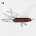 High Quality Rose Wood Handle Multifunction Knife